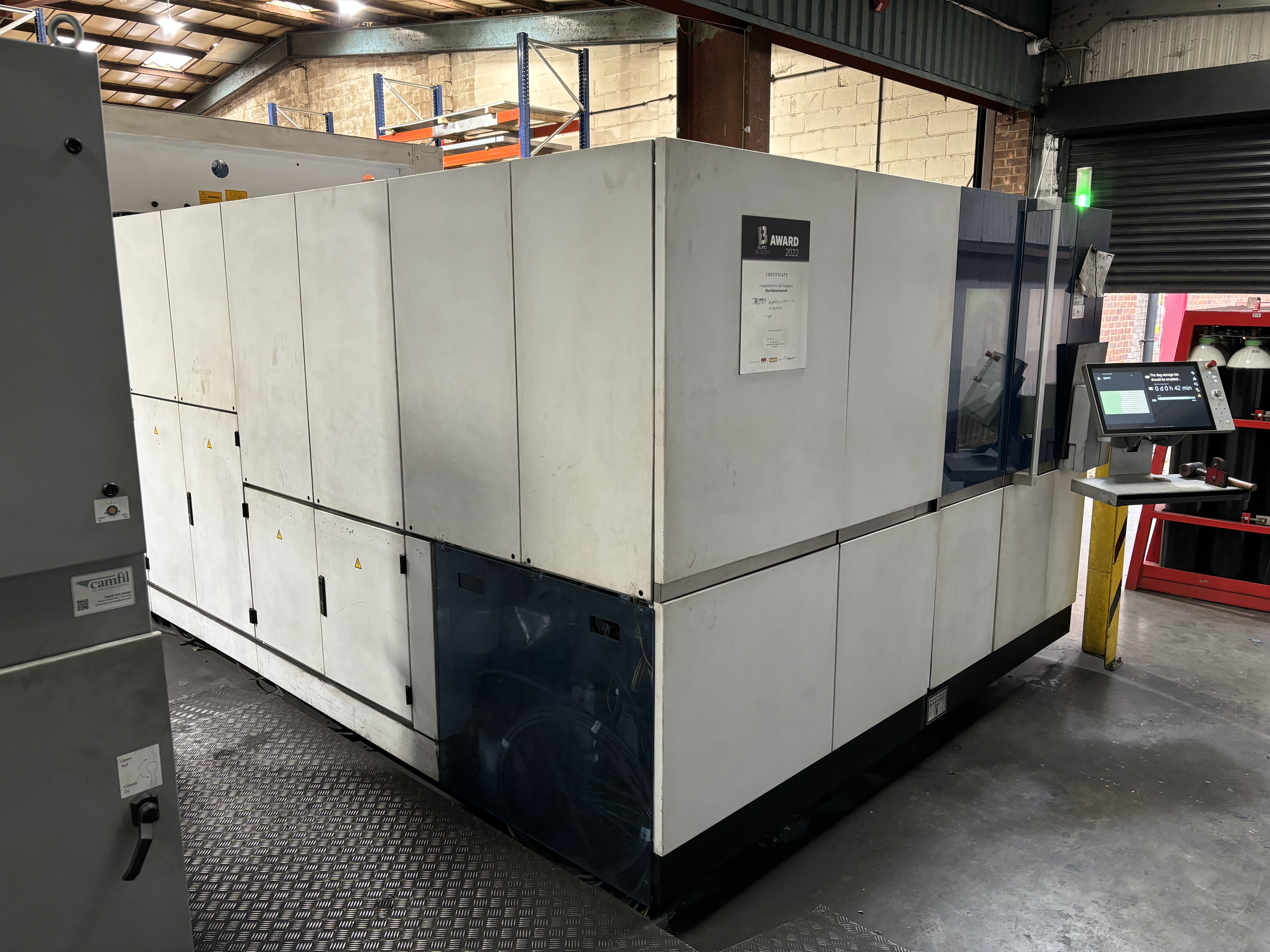 LASER CUTTING MACHINE TRUMPF TRULASER 5030 (L68) 8000 WATT - S0131 ...